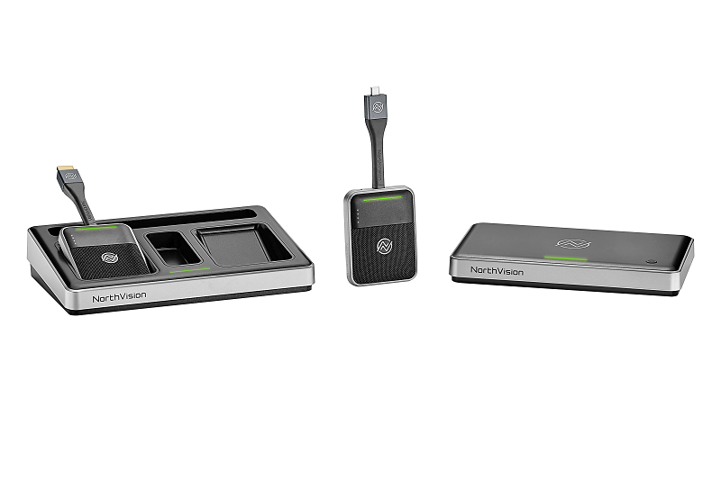 NorthVision Wireless USB-C/ HDMI 2K System/ Latenz 0,1ms/ 10m VisionShare AC20